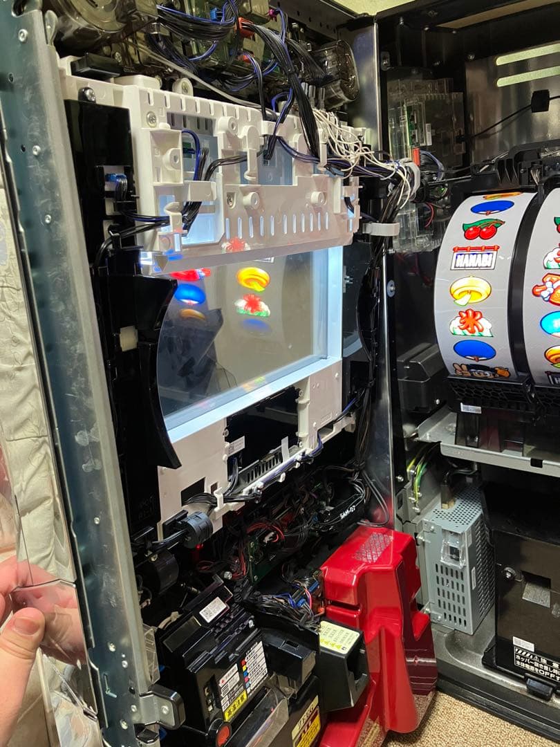 スロット実機 新ハナビ コイン不要機付き - メルカリ