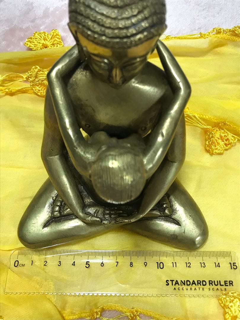 チベット密教/歓喜仏 高さ約16㎝ 約1kg/ヤブユム/シャクティ - メルカリ