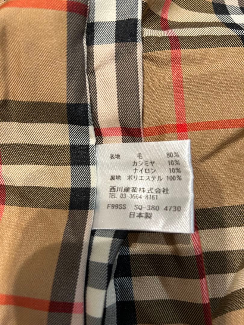 Burberrys バーバリー ガウンコート L ノバチェック カシミヤ混 - メルカリ