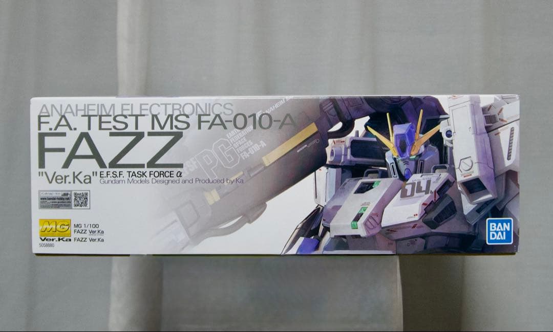 MG FAZZ Ver.Ka 1/100 プラモデル 再販　 未開封品