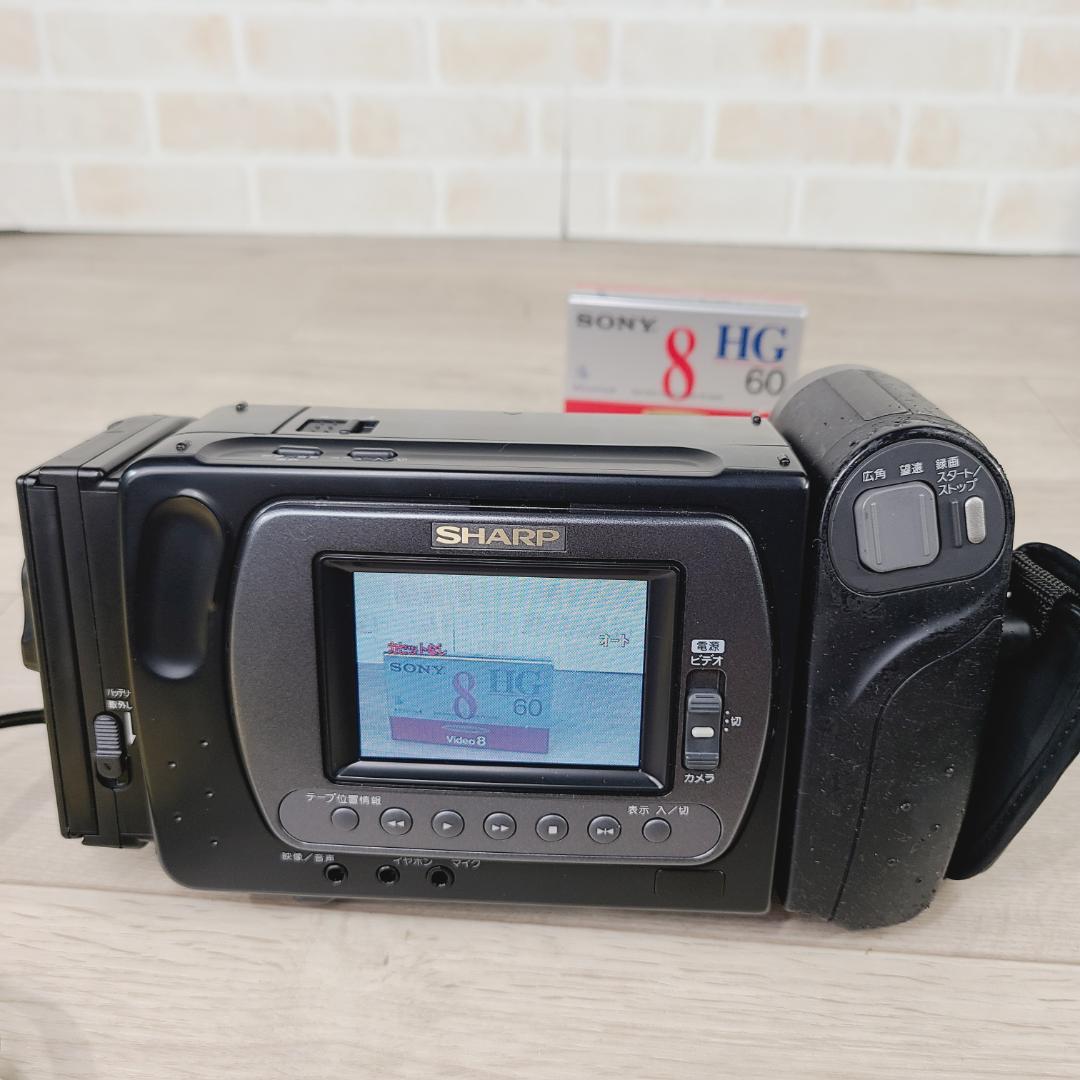 SHARP シャープ 8ミリビデオカメラ VL-EL310 レトロ - メルカリ