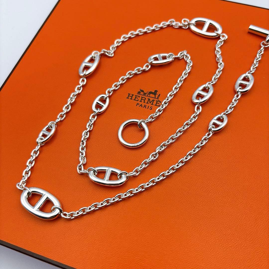 エルメス シェーヌダンクル ファランドール ネックレス 80 - メルカリ