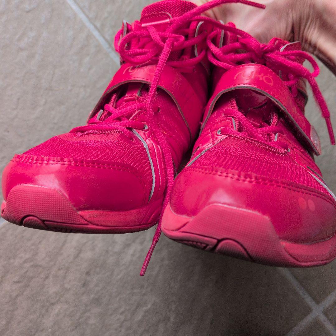 ryka シューズ 赤 23.5 ZUMBA - メルカリ