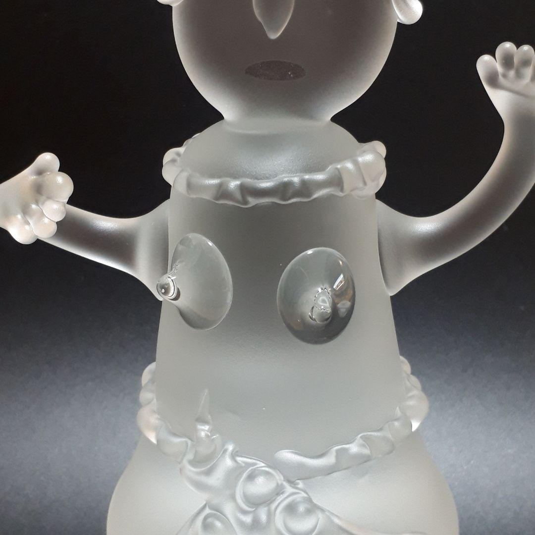 銘 ″ 埴輪 ″　手吹きガラス　黒木国昭 作　　　☆現代ガラス芸術の巨匠 作品