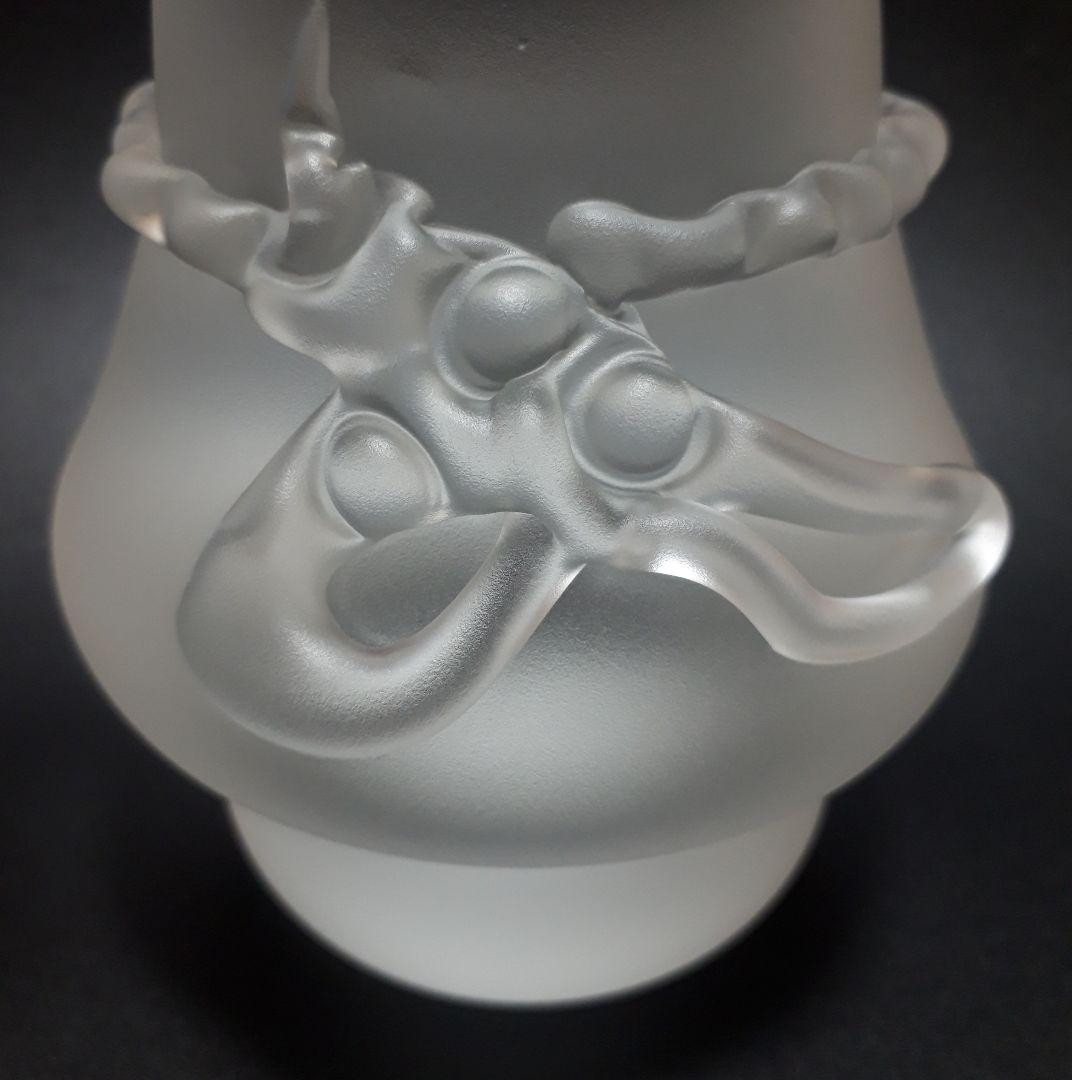 銘 ″ 埴輪 ″　手吹きガラス　黒木国昭 作　　　☆現代ガラス芸術の巨匠 作品