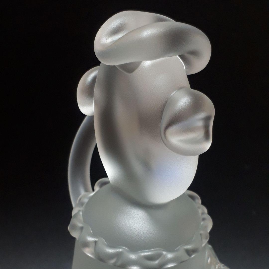 銘 ″ 埴輪 ″　手吹きガラス　黒木国昭 作　　　☆現代ガラス芸術の巨匠 作品