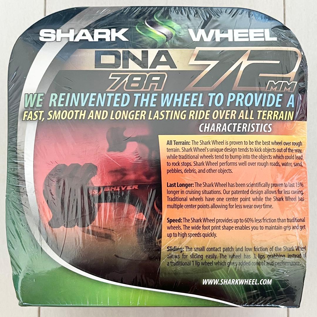 46☆新品 未開封☆シャークウィール 72mm 78a ブラック - メルカリ