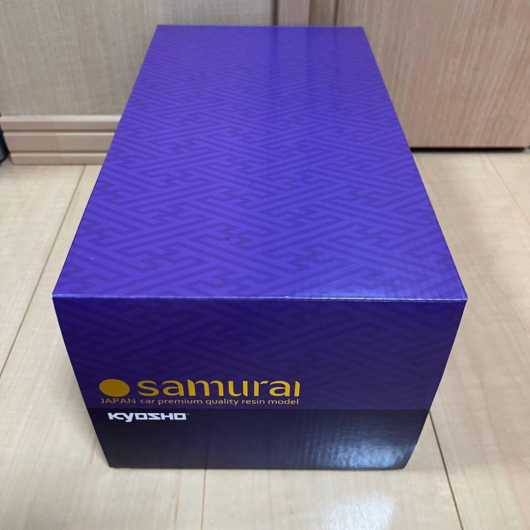 美品 京商 1/18 SAMURAI 日産 スカイラインGTS-R ブルー