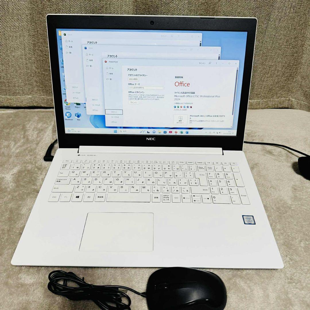S223 NECノートパソコンSSDメモリ8G第7世代Windows11オフィス - メルカリ