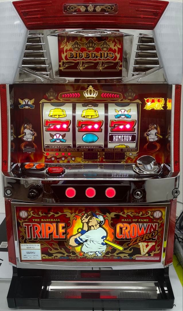 沖縄引取り限定　パチスロ実機　ＳトリプルクラウンＶ－３０