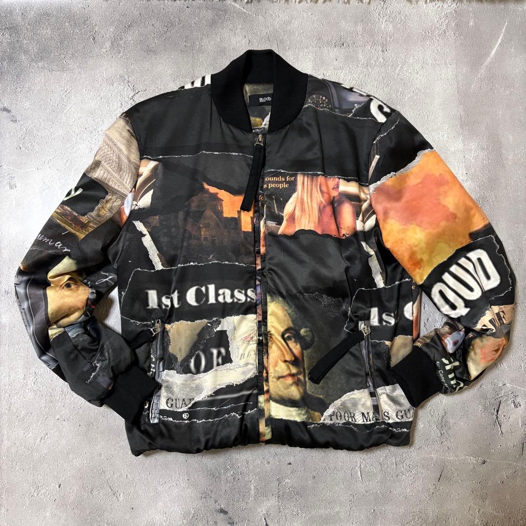 00s archive bomber jacket y2k grunge - メルカリ