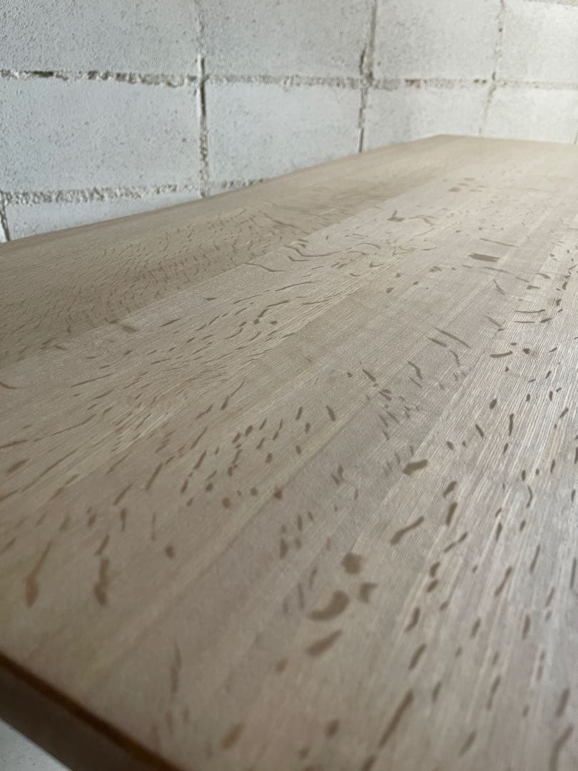 美品 飛騨清見工房 天然木楢無垢材 オーク無垢材 ダイニングテーブル