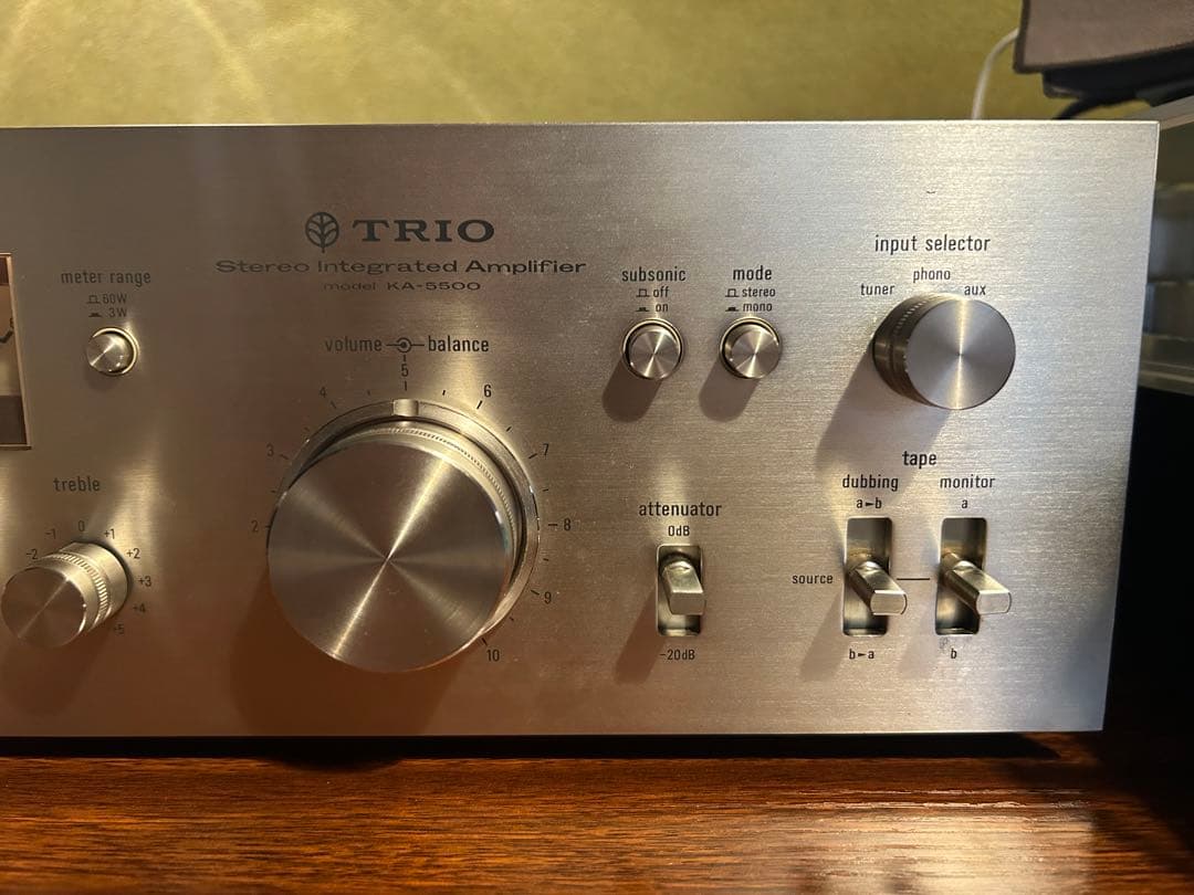 TRIO KA-5500 トリオ プリメインアンプ ビンテージオーディオ - メルカリ