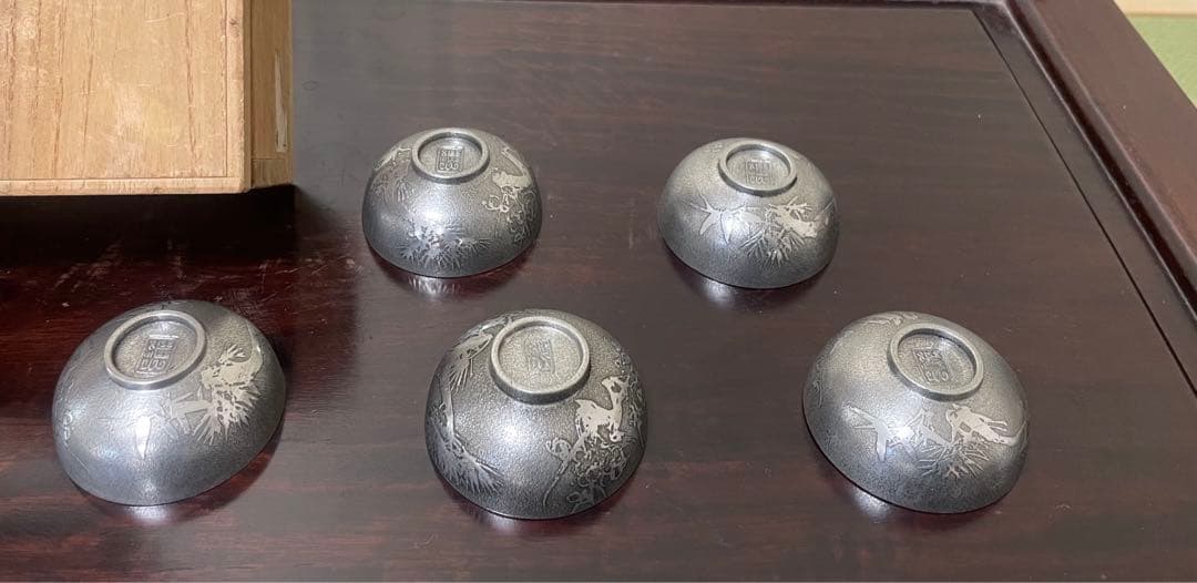 古錫 盃 継山造 煎茶道具 - メルカリ