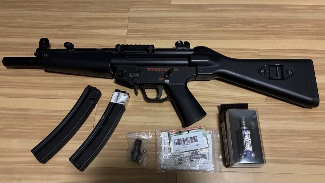 東京マルイ　スタンダード電動ガン　MP5A4 カスタム レビュー】東京マルイ、「次世代電動ガン MP5 A4」レビュー 初心者でも