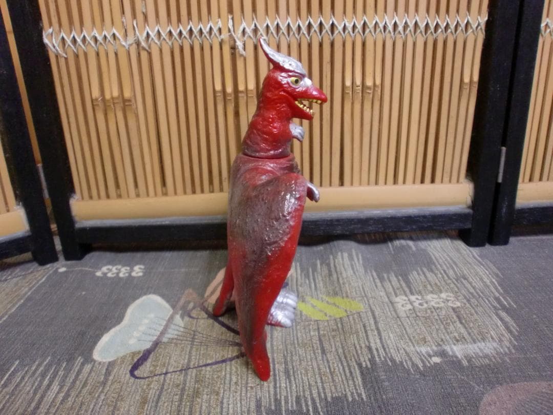 空の大怪獣　ラドン　ポピー　キングザウルスシリーズ 　昭和レトロ　　ソフビ　美品