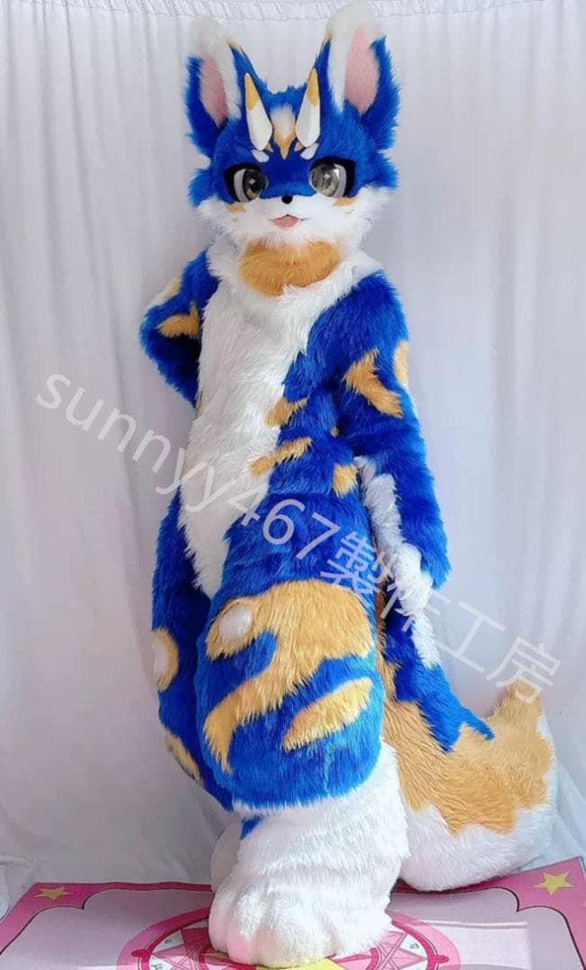 オーダーページ ケモノ 着ぐるみ コスプレ ファースーツ マスク - メルカリ