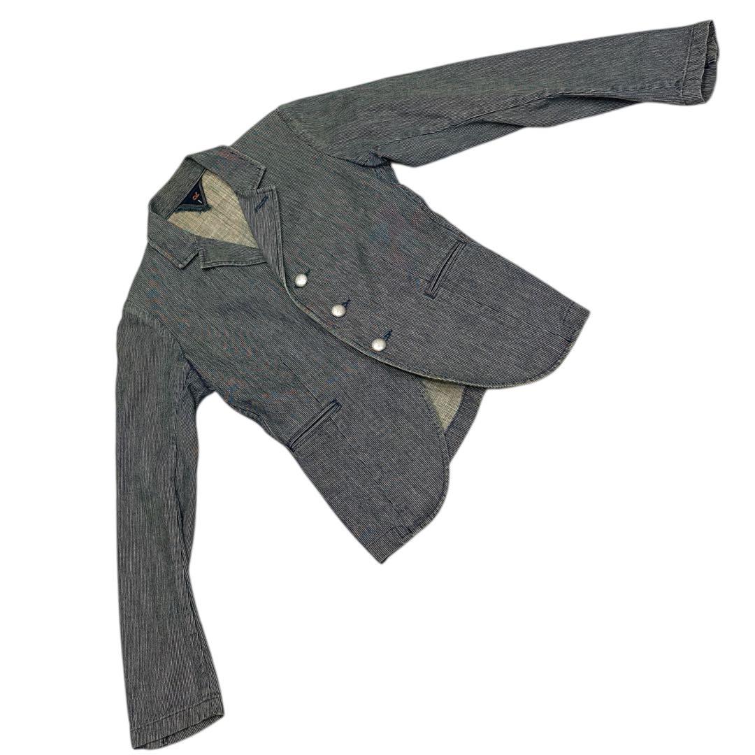 本日発送 45R ジャケット ヒッコリー ストライプ 45rpm ロゴ - メルカリ