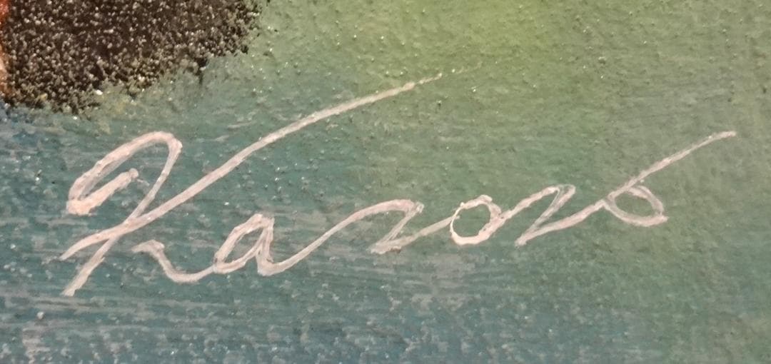 上鈴木正一 油彩画 B4『オルフェーヴル9』新作原画 超オススメの作品です!!!