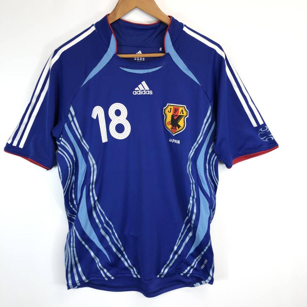 アディダス 日本代表 半袖ユニフォーム 小野伸二 #18 日本製 817989
