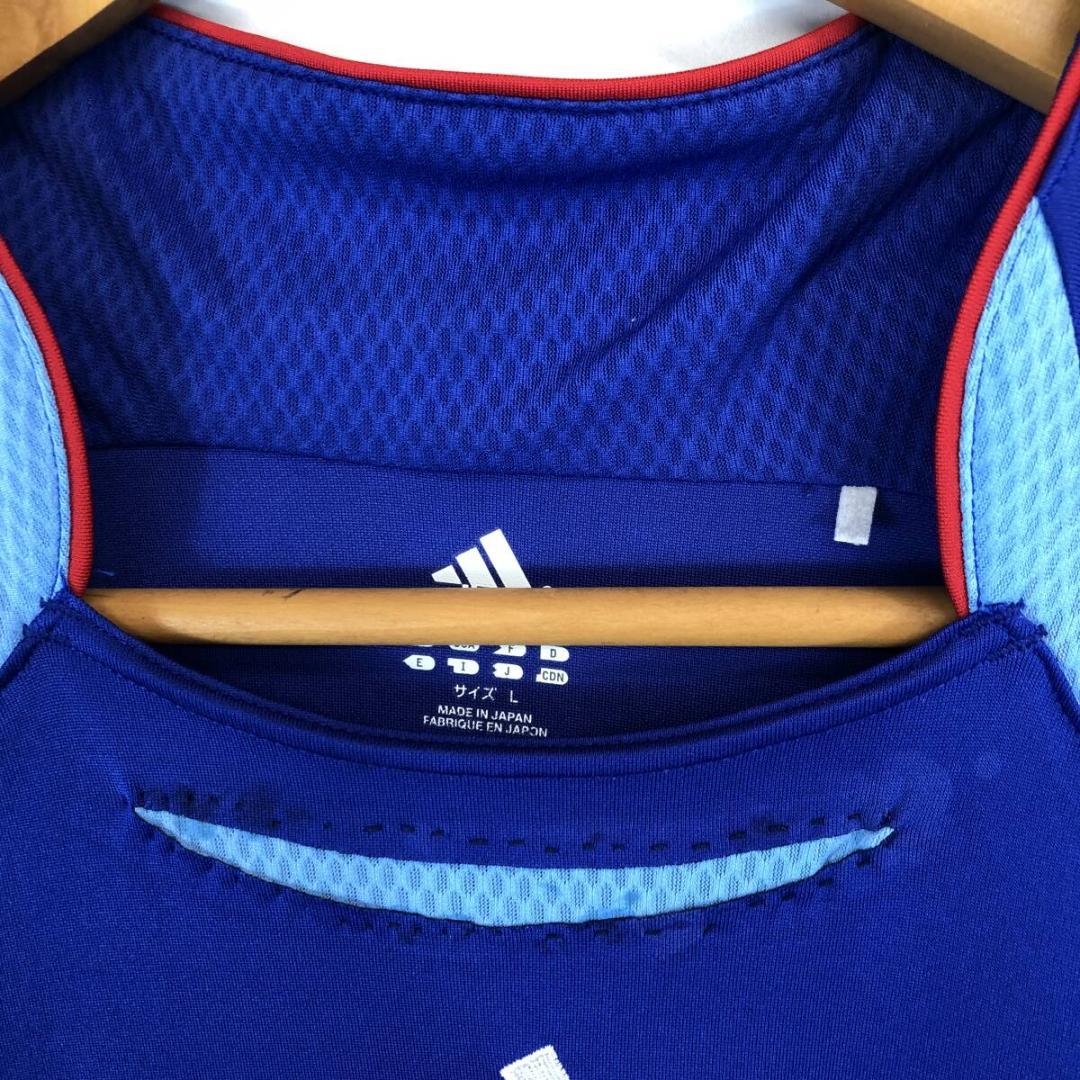 アディダス 日本代表 半袖ユニフォーム 小野伸二 #18 日本製 817989