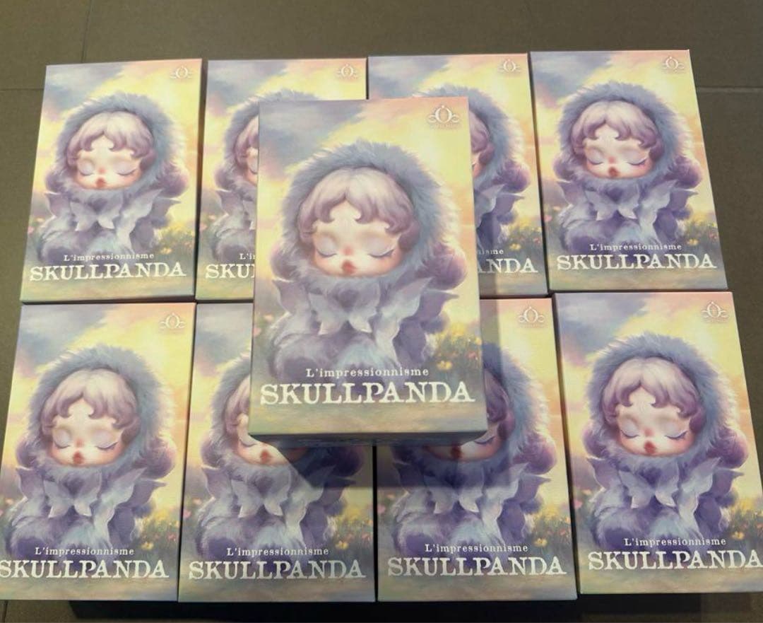 ポップマートスカルパンダ インプレッショニズムシリーズ ぬいぐるみドール 9個 POP MART（ポップマート） 【正規品】 SKULLPANDA L'impressionnisme 1