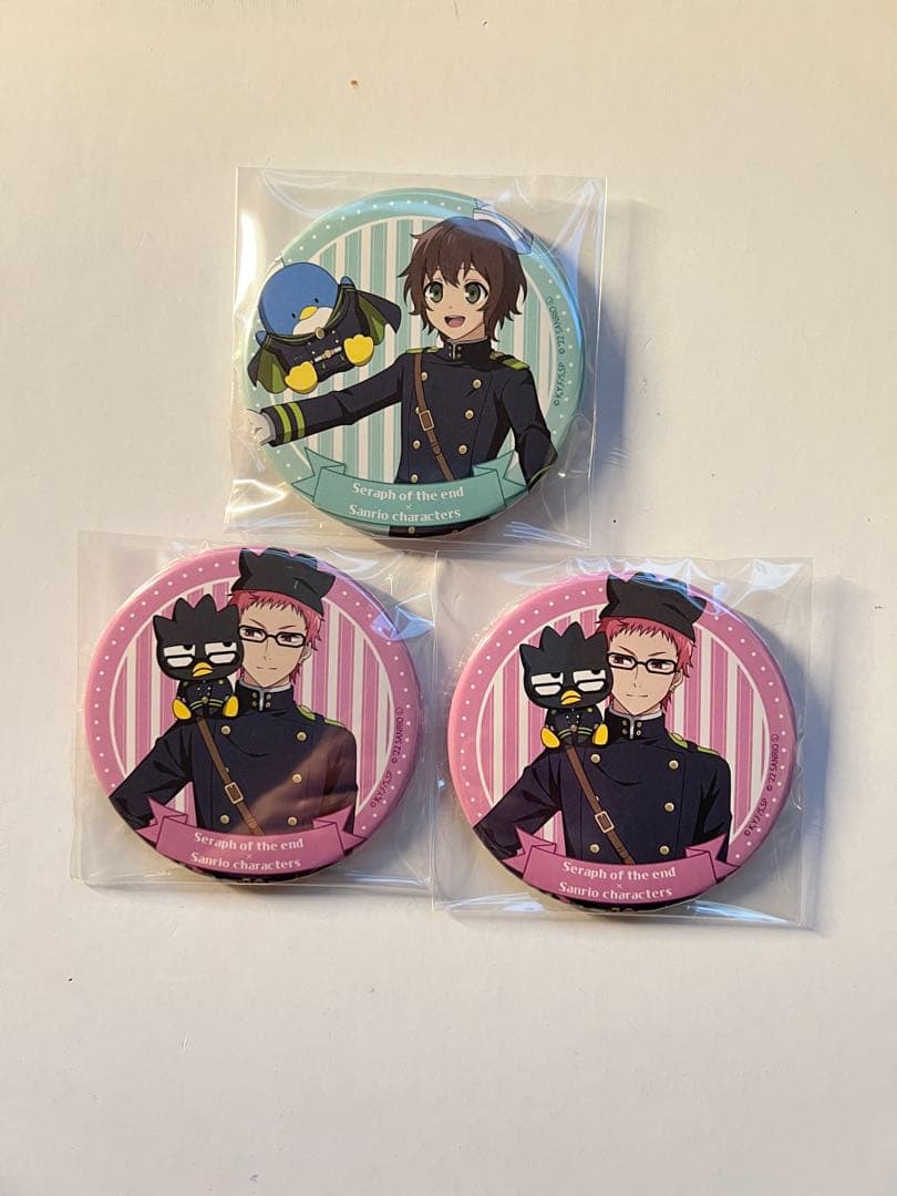 終わりのセラフ　WIT STUDIO 原画　缶バッジ　フェリド