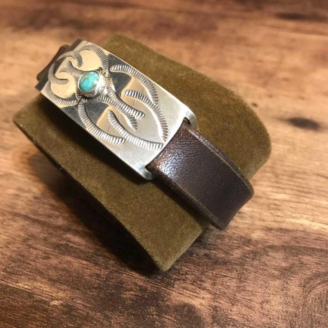 CHAFF DESIGN〔チャフ・デザイン〕ターコイズ ブレスレット シルバー