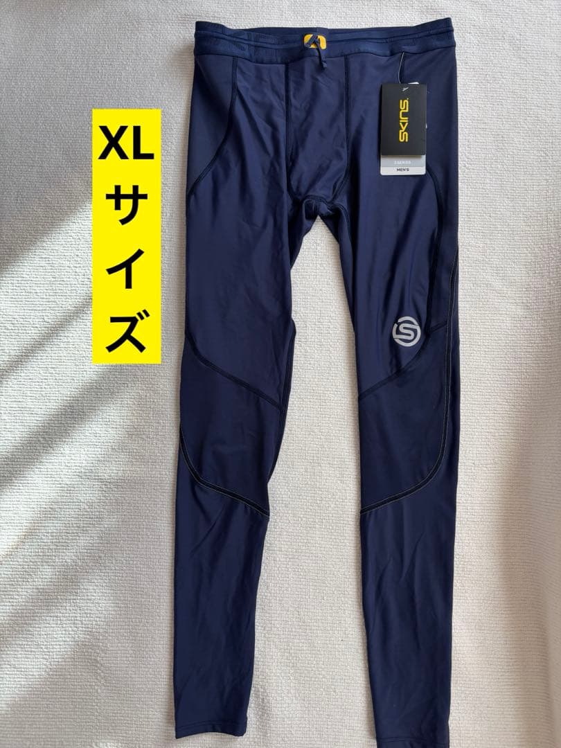 【XLサイズ】ゴルフウェア 着圧 SERIES-3 メンズロングタイツ スキンズ（SKINS）（メンズ）ゴルフウェア 着圧 SERIES-3 メンズロング