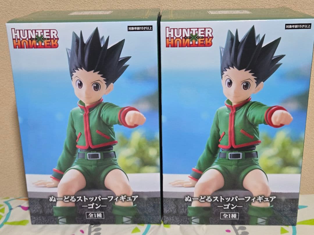 【新品未開封】★ ゴン・キルア ぬーどるストッパー 4つセット★