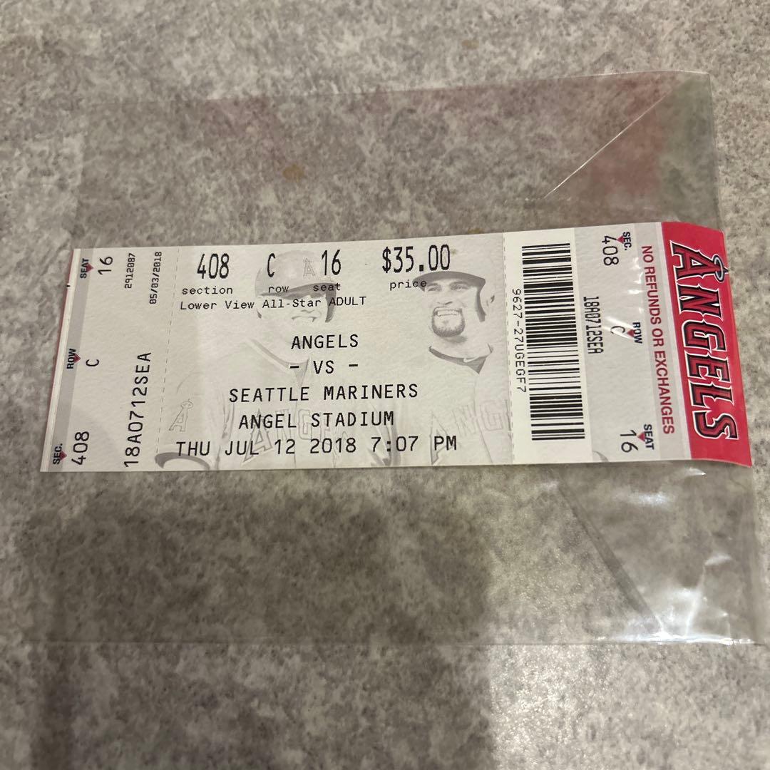 大谷翔平 エンゼル　バブルヘッド　二刀流　 新品　チケット付