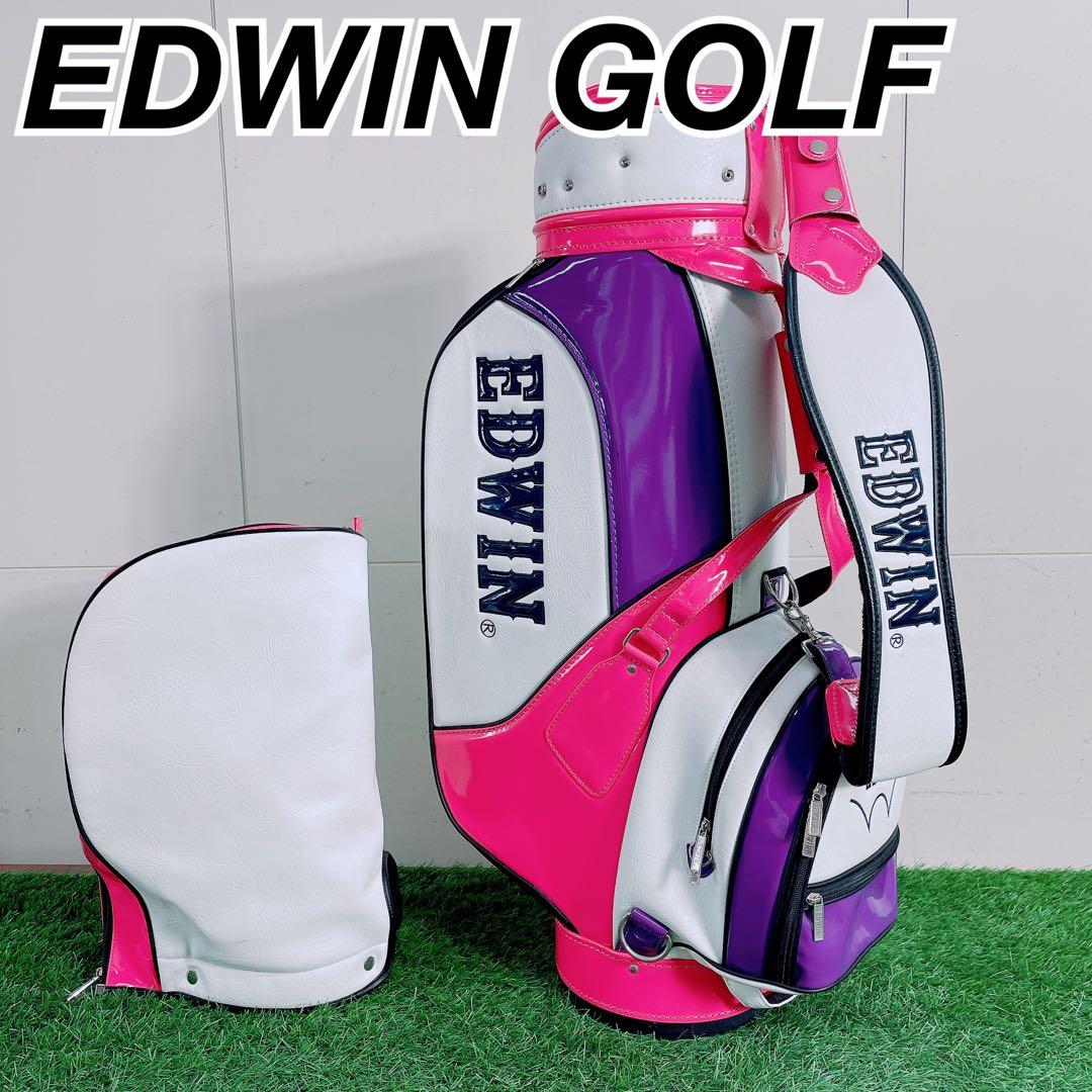 ゴルフ　キャディバッグ　エドウィン　エナメル　N2406 ゴルフ キャディバッグ エドウィン エナメル N2406 - メルカリ