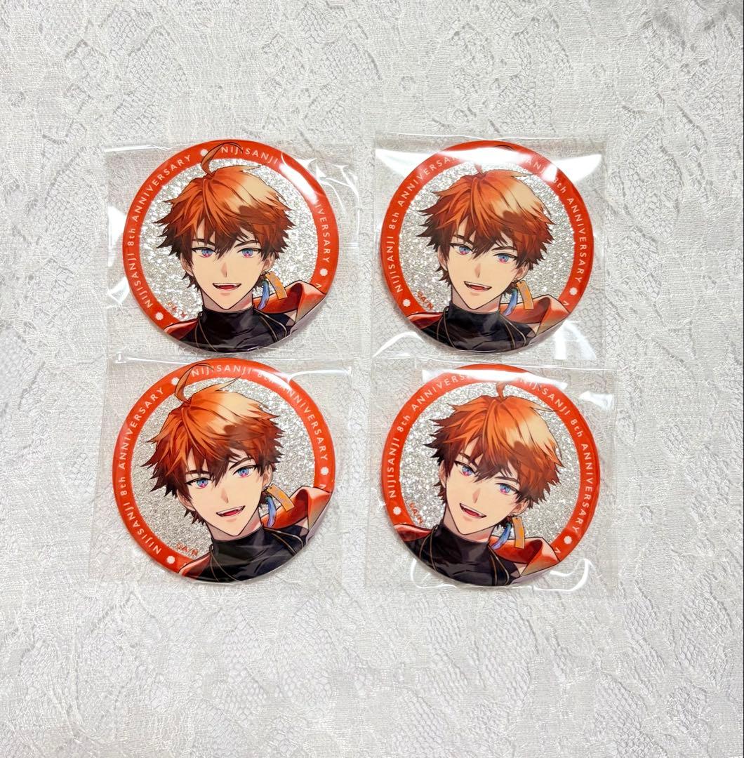 にじさんじ 北見遊征 缶バッジ 8周年 - メルカリ