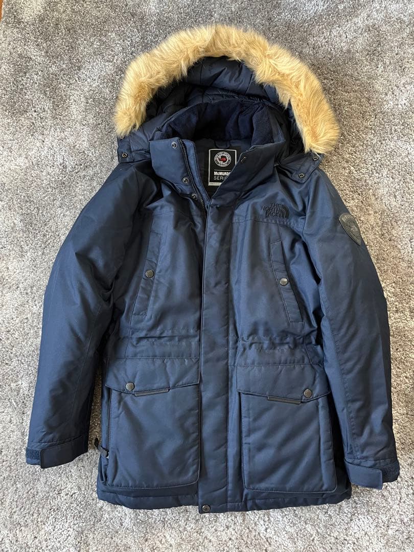 ほぼ未使用☆韓国ノースフェイス マクマード パーカー ダウンコート XS