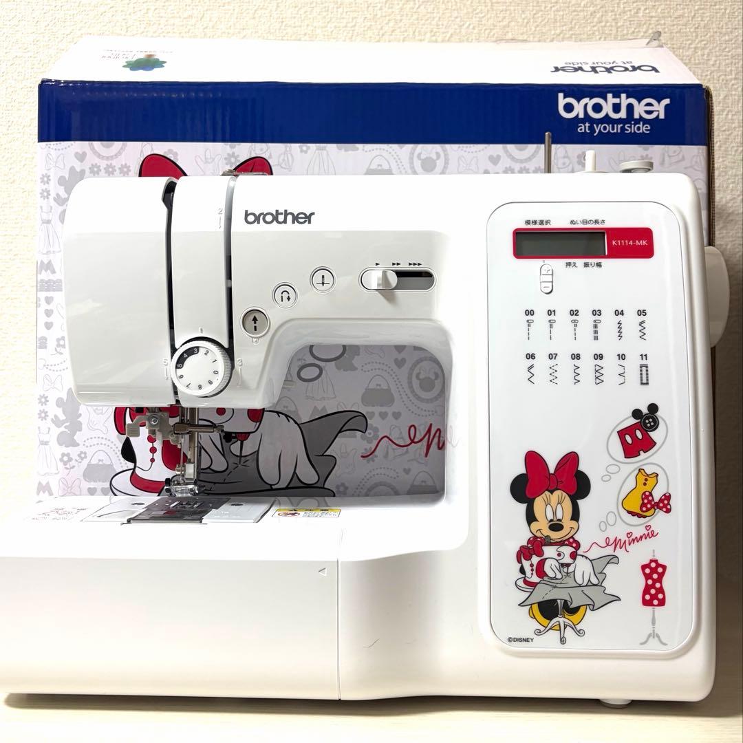 ☆ほぼ未使用☆ brother ブラザー コンピューターミシン ミニーマウス