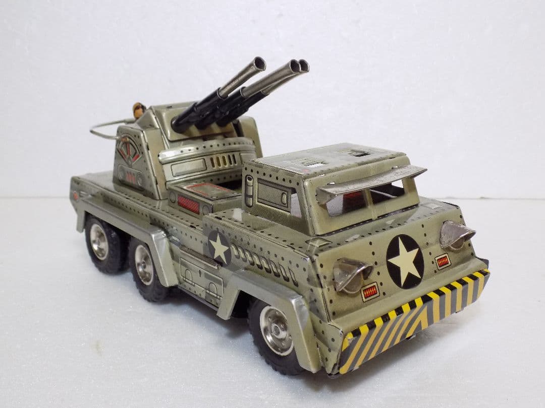 希少ブリキ　三恵玩具　【HALF TRACK】フリクション　動作品