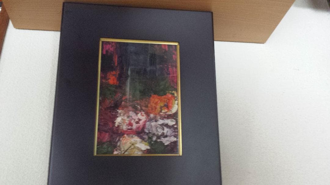 絵画　油絵　花