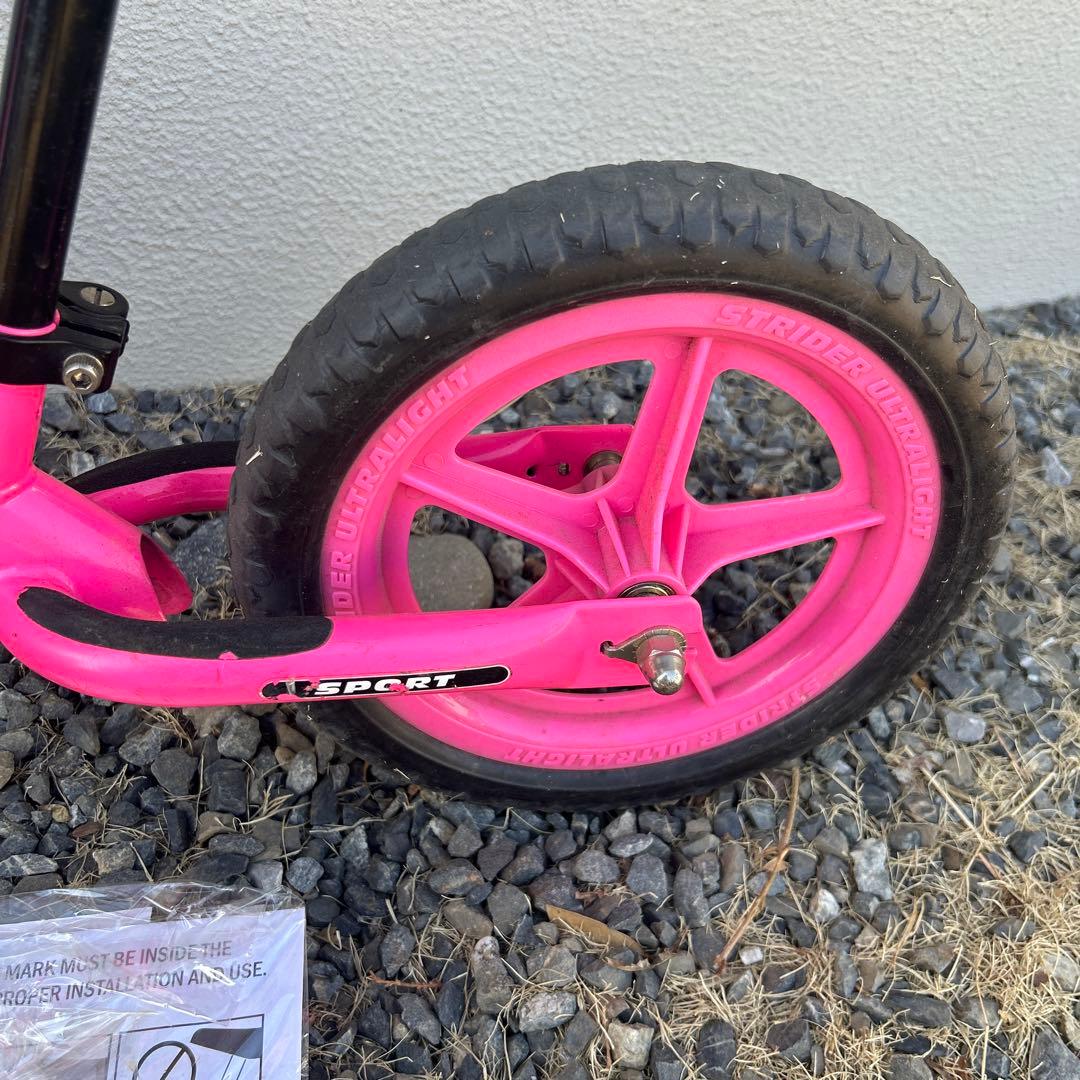 STRIDER バランスバイク ピンク - メルカリ