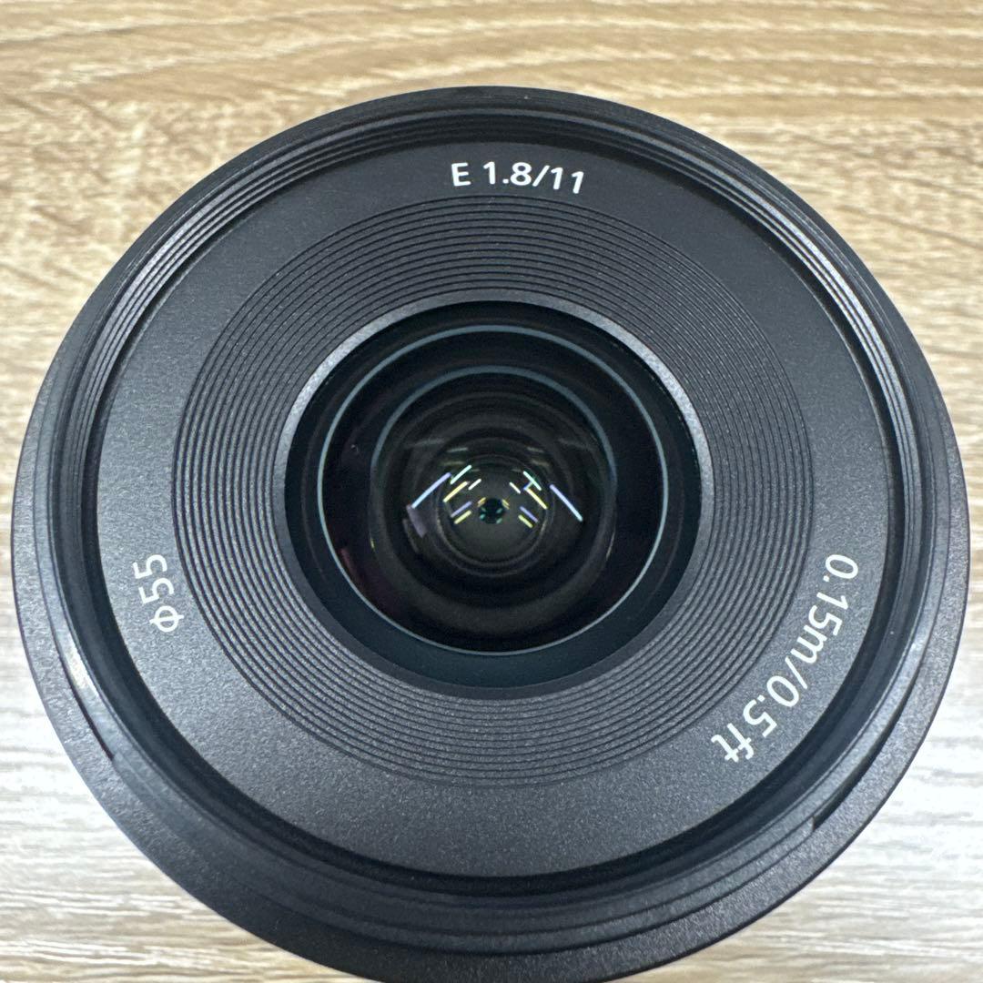 SONY E 18-11 F1.8 55mm レンズ可変NDフィルター付き - メルカリ