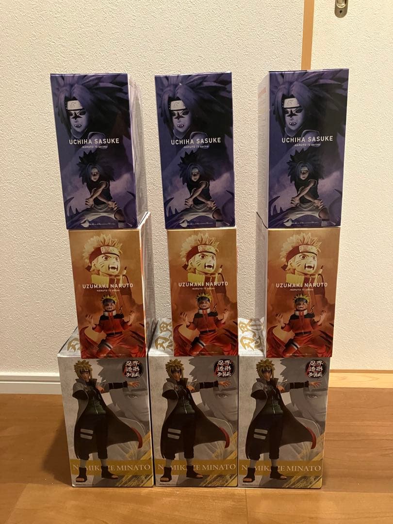 【早い者勝ち】NARUTO ミナト ナルト サスケ フィギュア9体セット