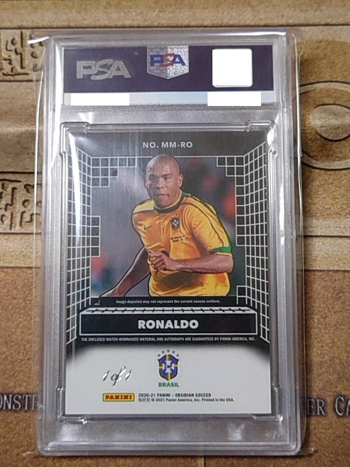 PANINI ロナウド ブラジル 直筆サイン 1/1 世界に１枚 PSA鑑定済み