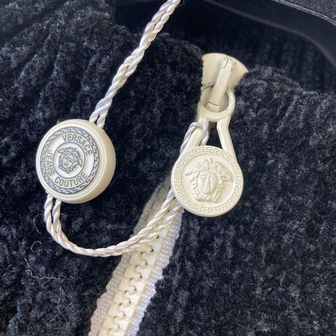 未使用級 ヴェルサーチ ニット ジャケット クロップド メデューサ バイ