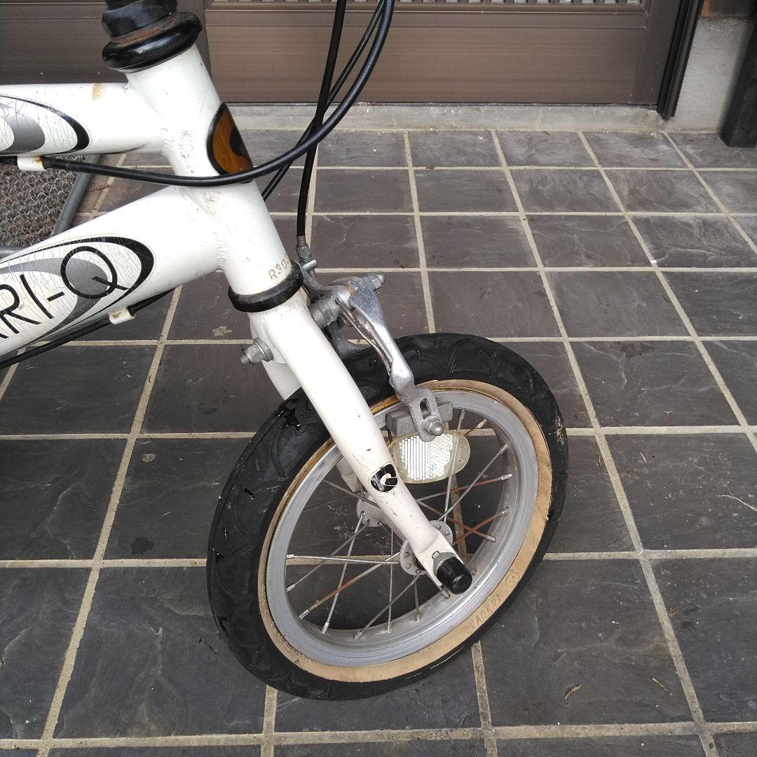 送料込 希少 CHARI-Q チョロQ 折りたたみ自転車 ホワイト チャリQ