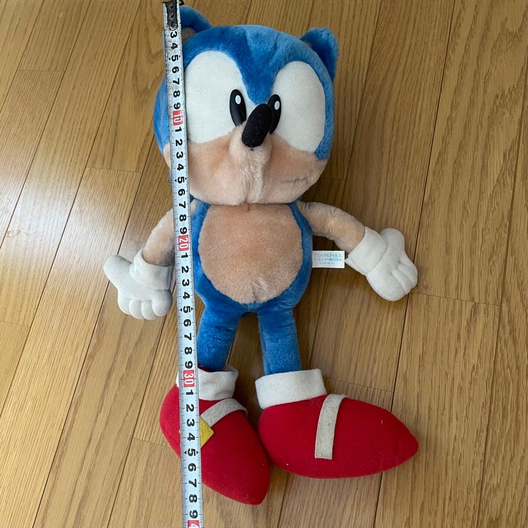希少 レア レトロ ぬいぐるみ ソニック 1998年製 SEGA ヘッジホッグ