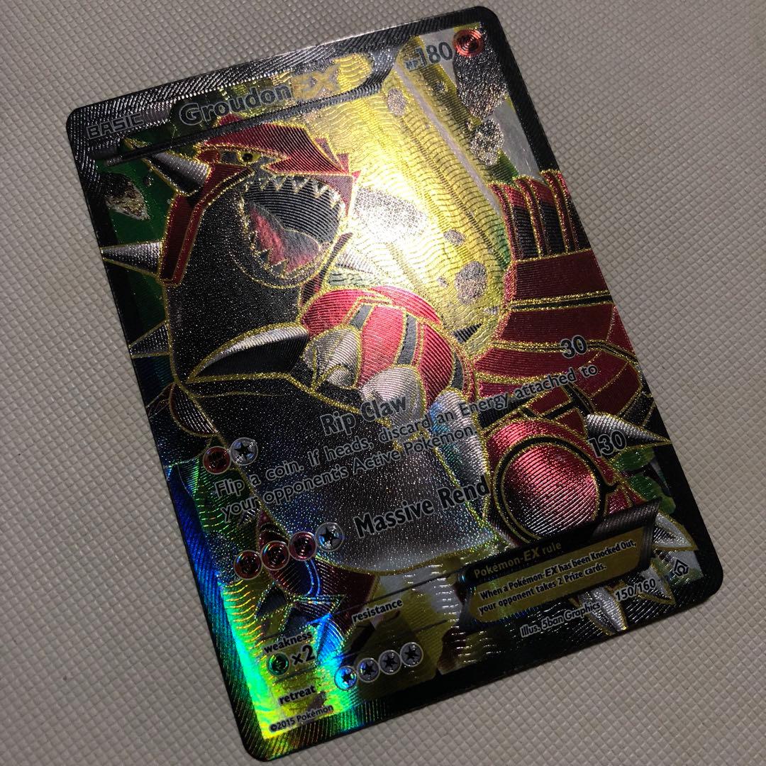 ポケモンカード 英語 海外 レックウザEX グラードンEX カイオーガEX SR