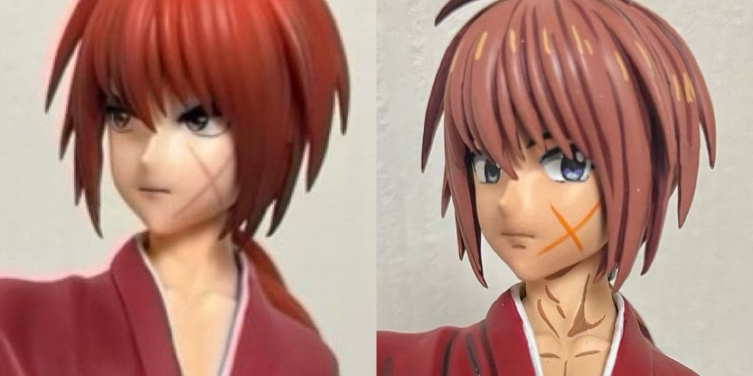 フィギュア2次元リペイント　るろうに剣心　緋村剣心