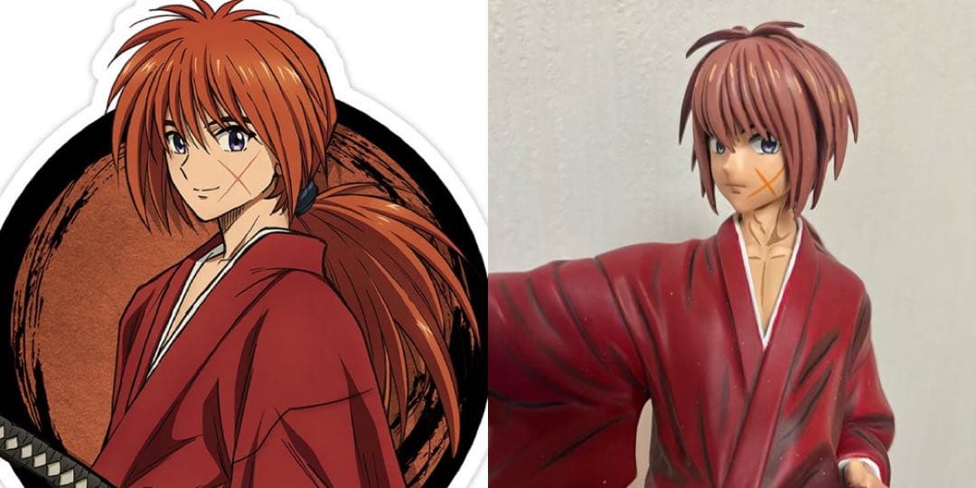 フィギュア2次元リペイント　るろうに剣心　緋村剣心