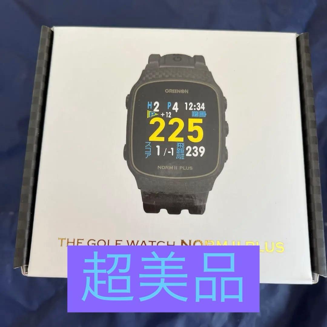 NORM II PLUS ゴルフウォッチ ブラック - メルカリ