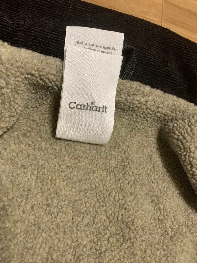 Carhartt J164 DKB ダークブラウンジャケット シェルパ裏地 - メルカリ