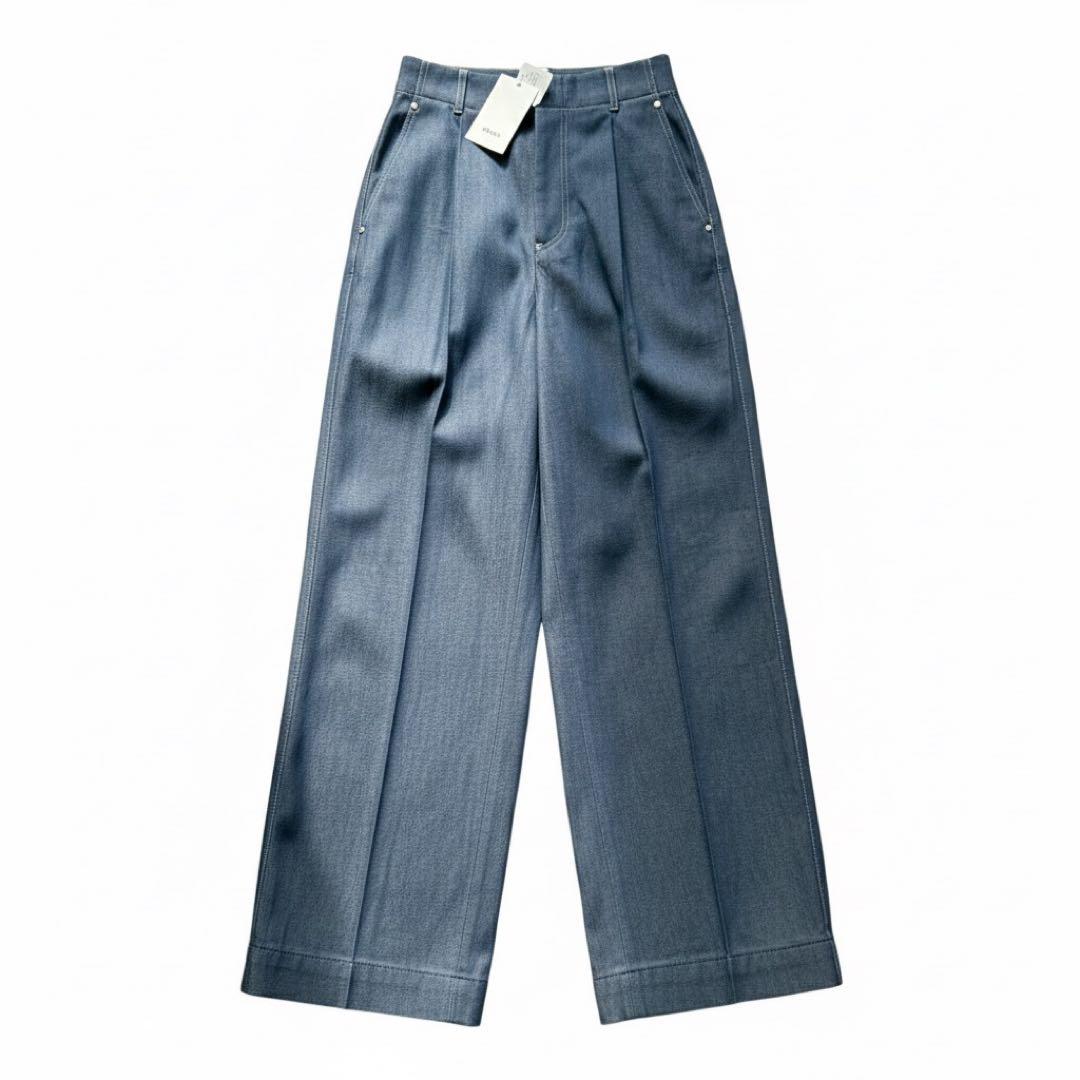 ♡新品タグ付♡　エブール　リアクティブデニムパンツ リアクティブデニム パンツ 9910600407＊ | ebure (Women